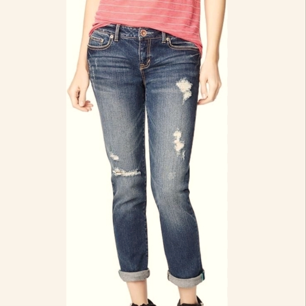 Aeropostale Bayla Skinny Distressed Jean